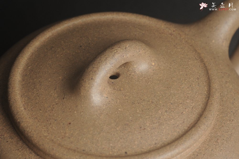 紫砂壶图片：特好高温本山老段泥 全手工过桥井栏壶 浩然养素 - 宜兴紫砂壶网