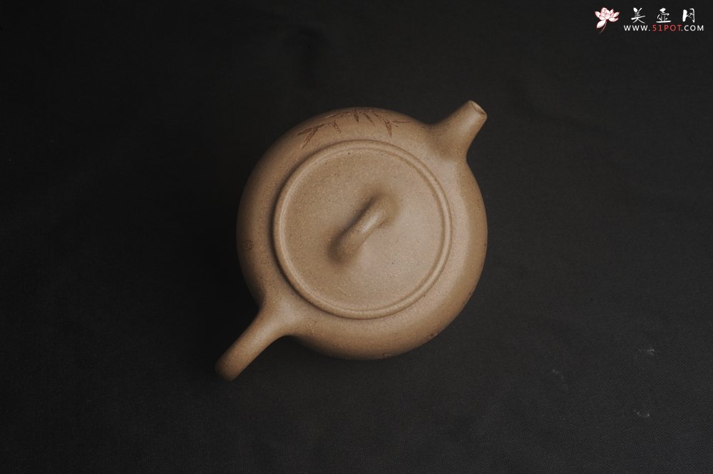 紫砂壶图片：特好高温本山老段泥 全手工过桥井栏壶 浩然养素 - 宜兴紫砂壶网