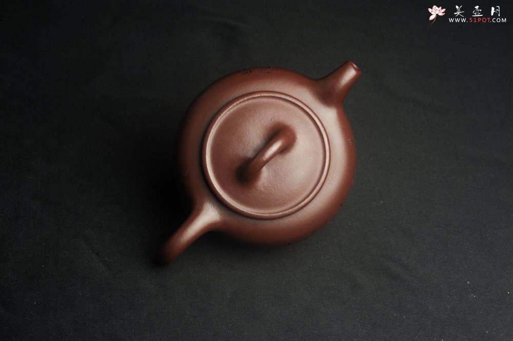 紫砂壶图片：潜力股周小培老师 4号井深井红皮龙 全手工过桥井栏壶 剑胆琴心 福由心造 特文气 期待与亲结缘 - 宜兴紫砂壶网