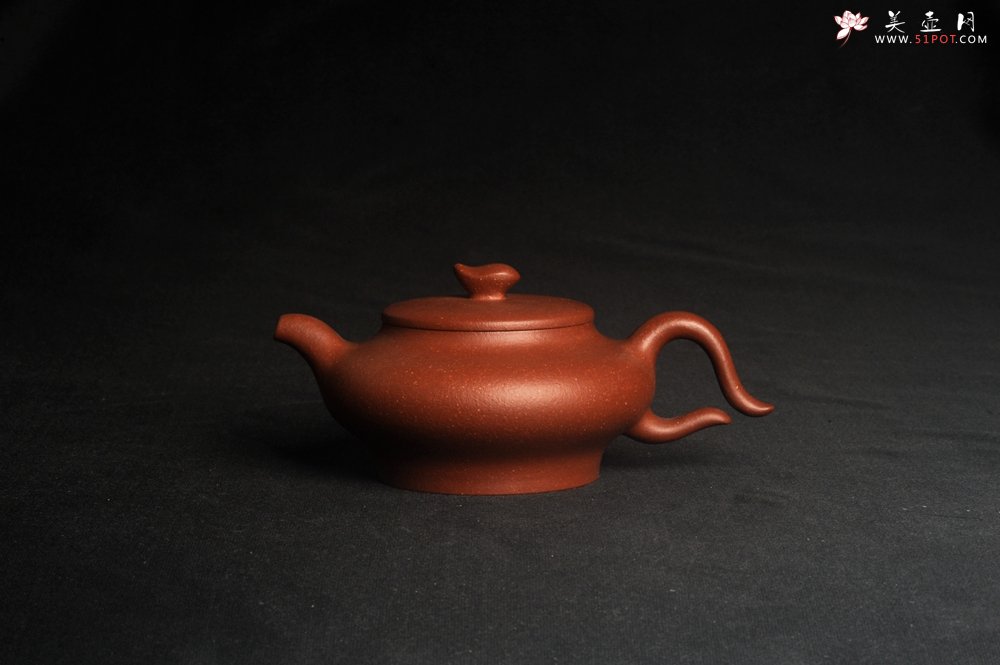 紫砂壶图片：美壶特惠 精致降坡泥飞鸿壶 茶人醉爱 - 宜兴紫砂壶网