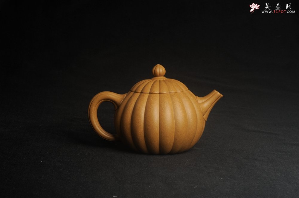 紫砂壶图片：实力派张海艳精工实力之作全手工菊瓣西施壶 壶特好 - 宜兴紫砂壶网