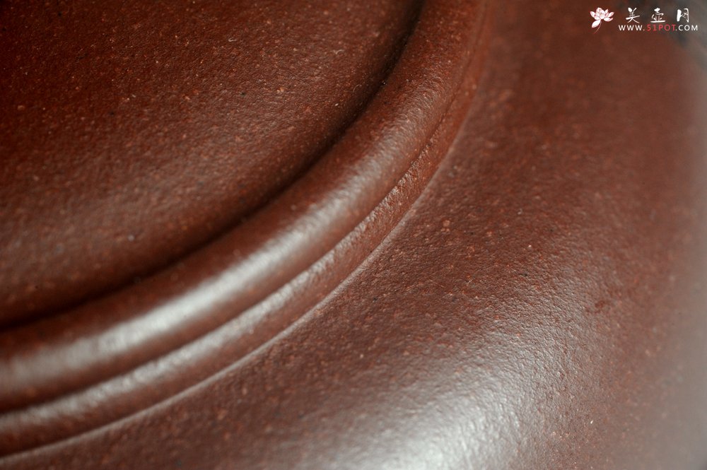 紫砂壶图片：潜力股周小培老师 4号井深井红皮龙 全手工过桥井栏壶 浩然养素 - 宜兴紫砂壶网