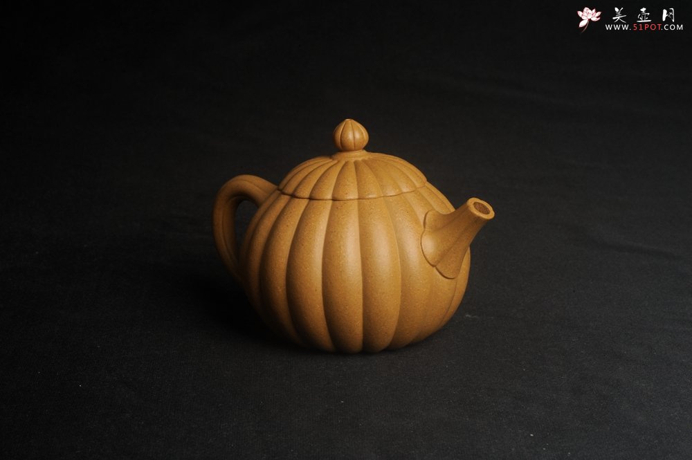 紫砂壶图片：实力派张海艳精工实力之作全手工菊瓣西施壶 壶特好 - 宜兴紫砂壶网