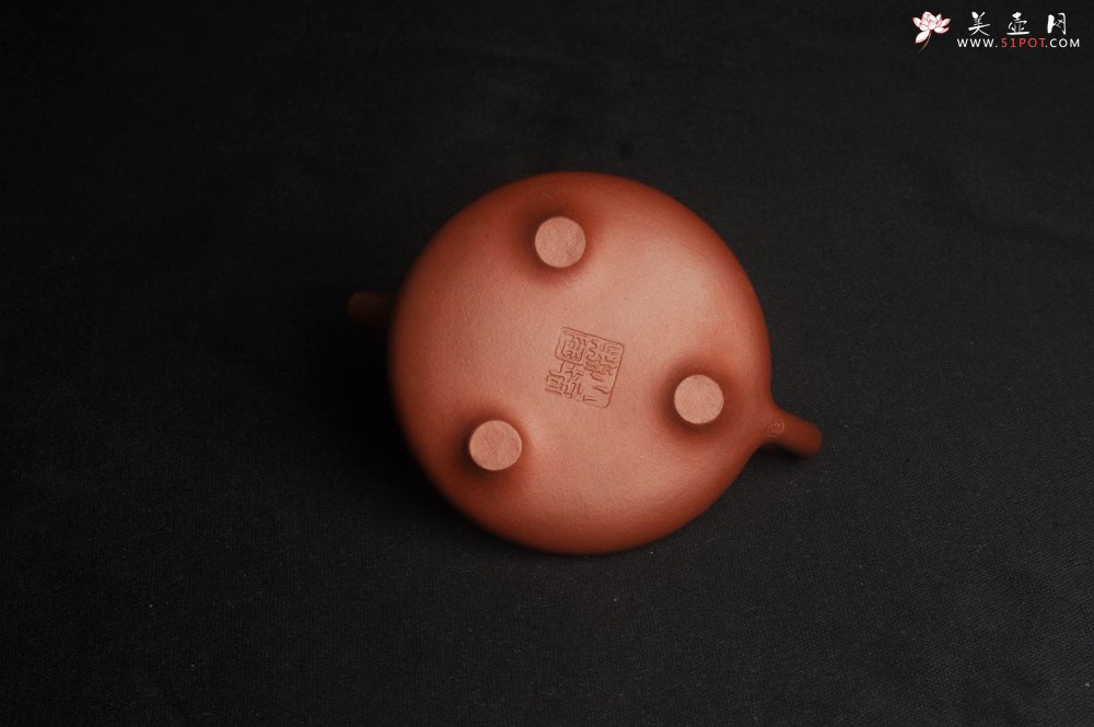 紫砂壶图片：特好底曹青全手工小品子冶石瓢茶壶 特文气 - 宜兴紫砂壶网