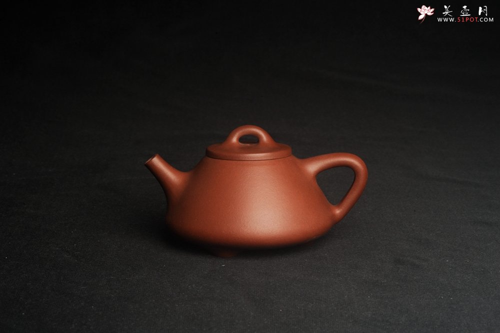 紫砂壶图片：特好底曹青全手工小品子冶石瓢茶壶 特文气 - 宜兴紫砂壶网