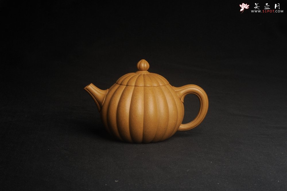 紫砂壶图片：实力派张海艳精工实力之作全手工菊瓣西施壶 壶特好 - 宜兴紫砂壶网