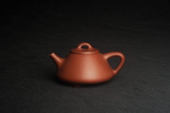 紫砂壶图片：特好底曹青全手工小品子冶石瓢茶壶 特文气 - 宜兴紫砂壶网
