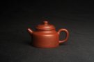 紫砂壶图片：油润老清水泥全手工小品德中壶 装饰虾图 茶亦醉人 特实用文气 - 宜兴紫砂壶网