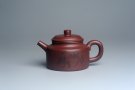 紫砂壶图片：油润黄龙山4号深井红皮龙 全手工德中壶 做工特好 俯首甘为孺子牛 - 宜兴紫砂壶网