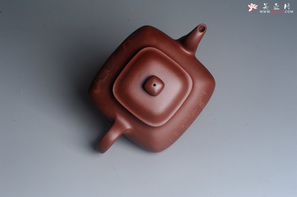 紫砂壶图片：实力派张海艳 全手工特好底槽清传炉壶 雪芽禅心舒峨眉 好壶期待与亲结缘 - 宜兴紫砂壶网