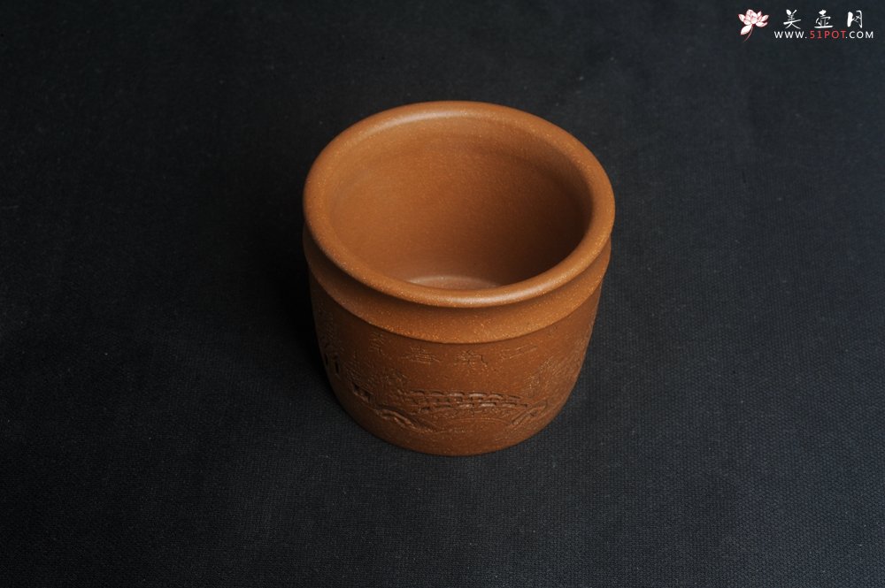紫砂壶图片：美杯特惠 精致降坡泥江南春主人杯 - 宜兴紫砂壶网