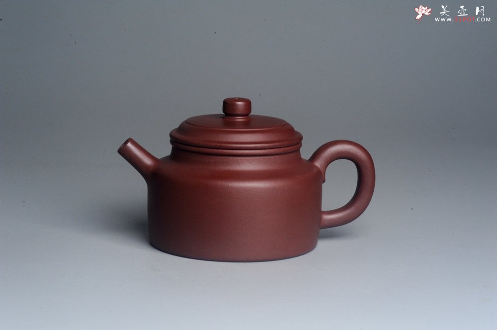 紫砂壶图片：油润黄龙山4号深井红皮龙 全手工德中壶 做工特好 - 宜兴紫砂壶网