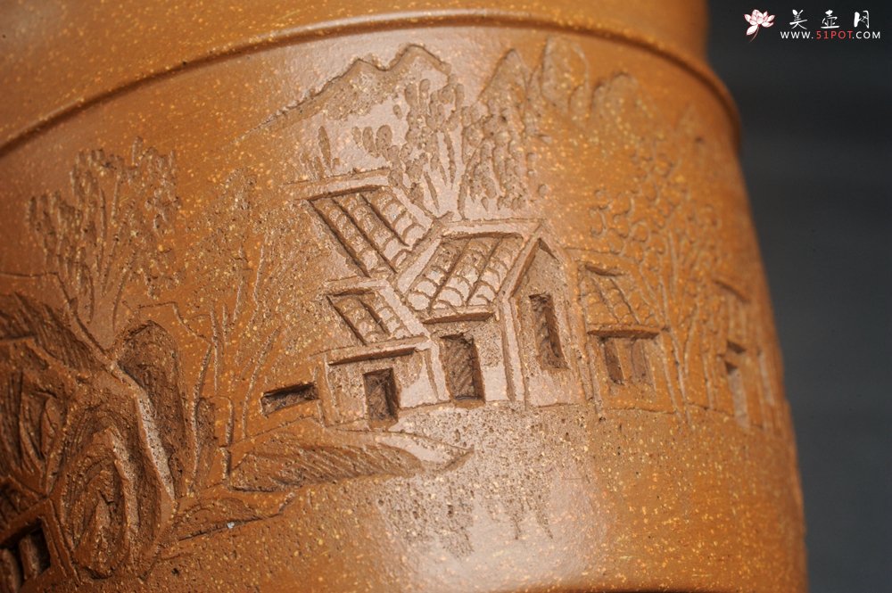 紫砂壶图片：美杯特惠 精致降坡泥江南春主人杯 - 宜兴紫砂壶网