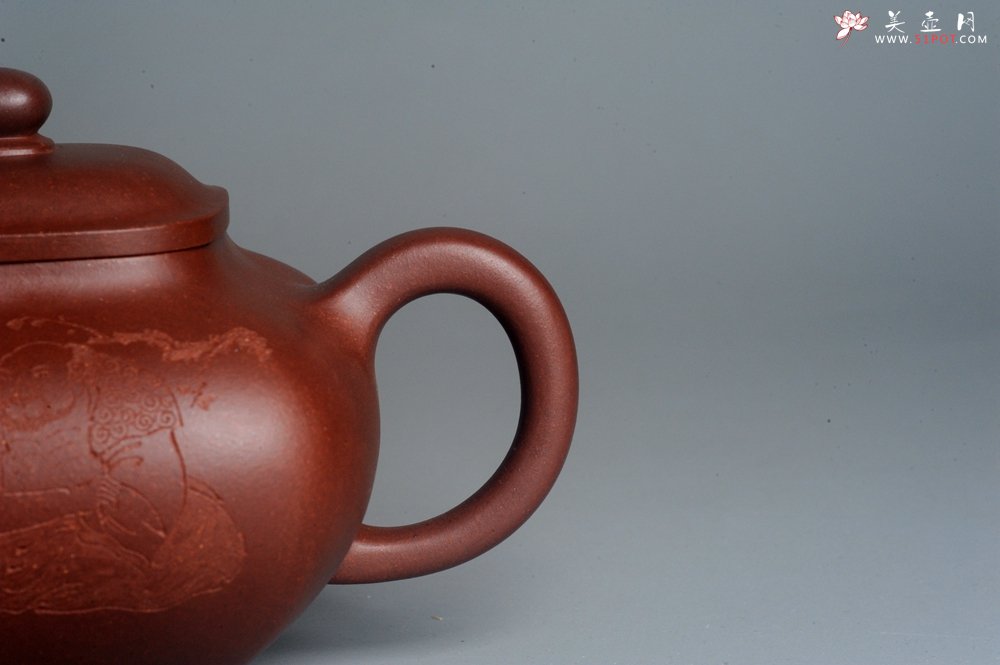 紫砂壶图片：实力派张海艳 全手工特好底槽清传炉壶 雪芽禅心舒峨眉 好壶期待与亲结缘 - 宜兴紫砂壶网