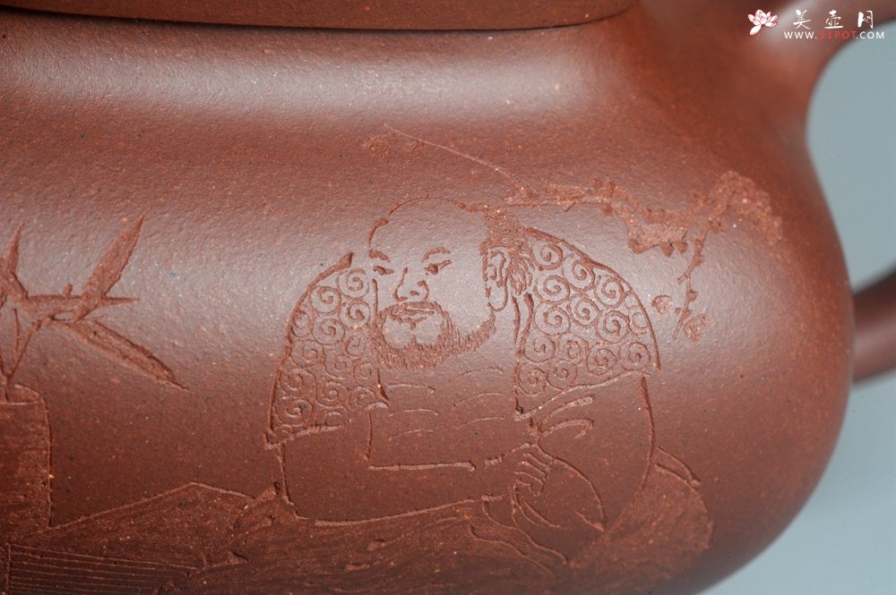 紫砂壶图片：实力派张海艳 全手工特好底槽清传炉壶 雪芽禅心舒峨眉 好壶期待与亲结缘 - 宜兴紫砂壶网