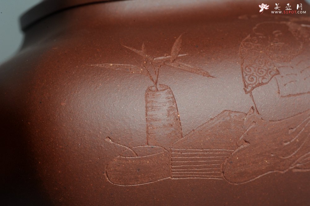 紫砂壶图片：实力派张海艳 全手工特好底槽清传炉壶 雪芽禅心舒峨眉 好壶期待与亲结缘 - 宜兴紫砂壶网