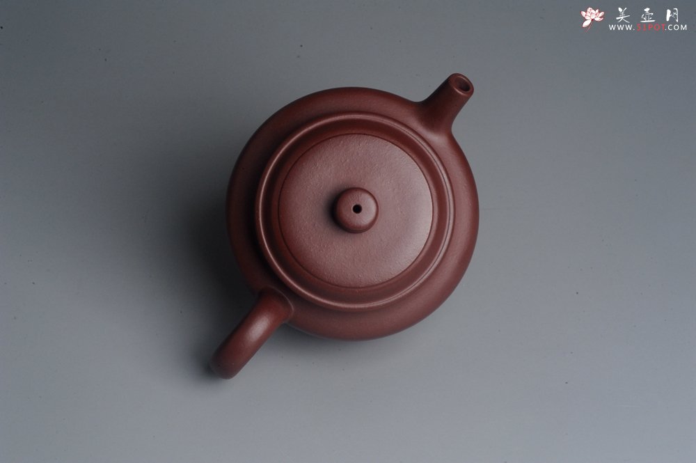 紫砂壶图片：油润黄龙山4号深井红皮龙 全手工德中壶 做工特好 - 宜兴紫砂壶网