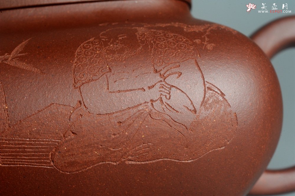 紫砂壶图片：实力派张海艳 全手工特好底槽清传炉壶 雪芽禅心舒峨眉 好壶期待与亲结缘 - 宜兴紫砂壶网