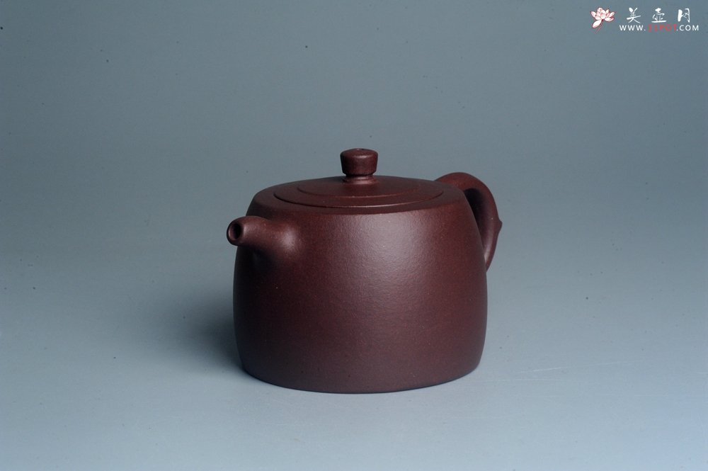 紫砂壶图片：美壶特惠 油润老紫泥精致井栏 茶人醉爱 - 宜兴紫砂壶网
