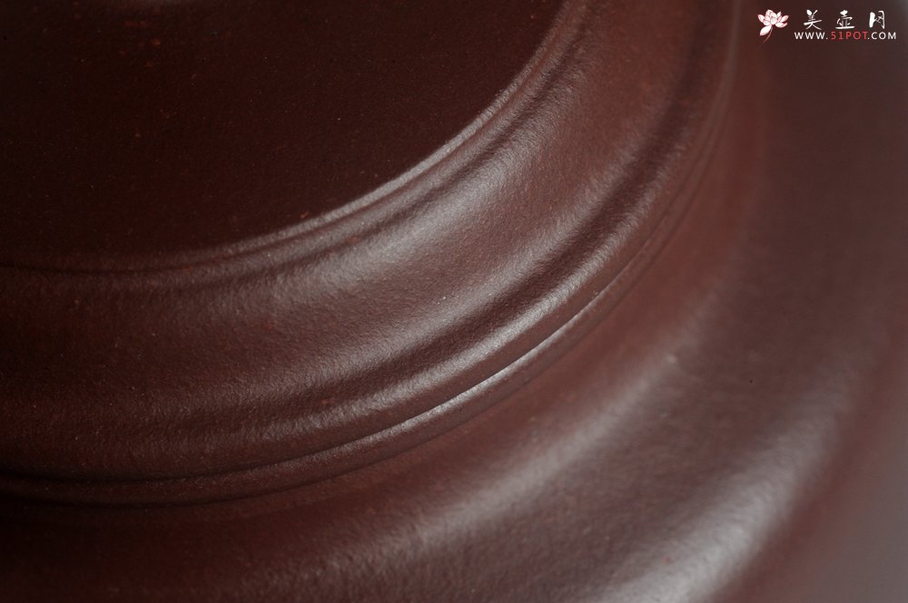 紫砂壶图片：油润黄龙山4号深井红皮龙 全手工德中壶 做工特好 - 宜兴紫砂壶网