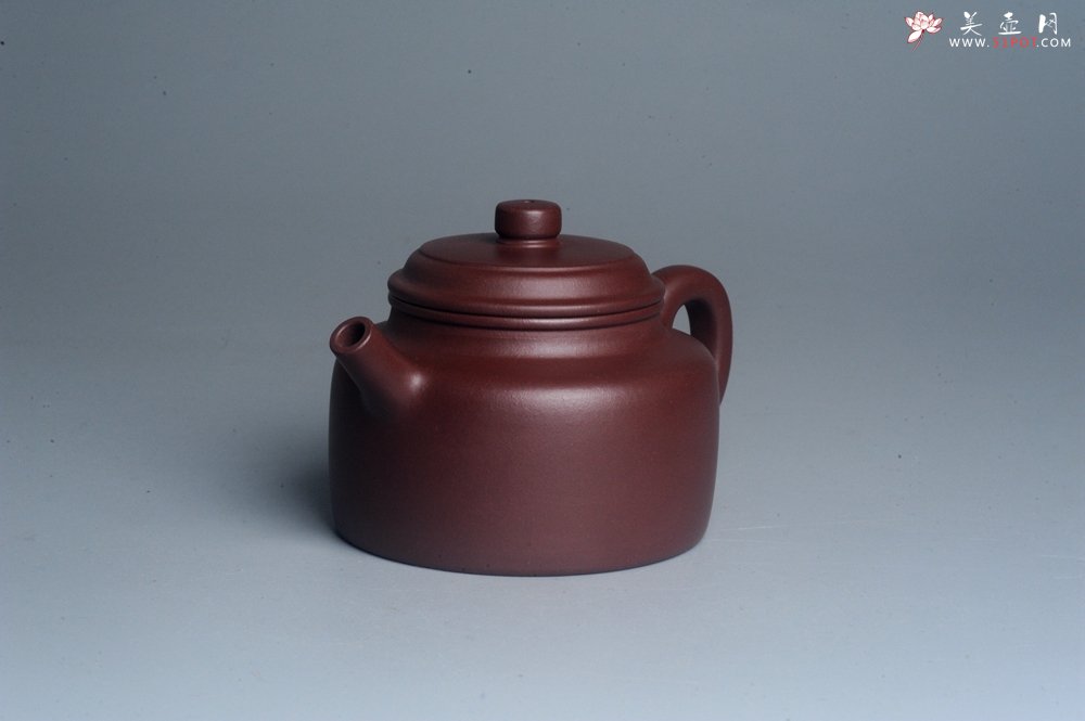 紫砂壶图片：油润黄龙山4号深井红皮龙 全手工德中壶 做工特好 - 宜兴紫砂壶网