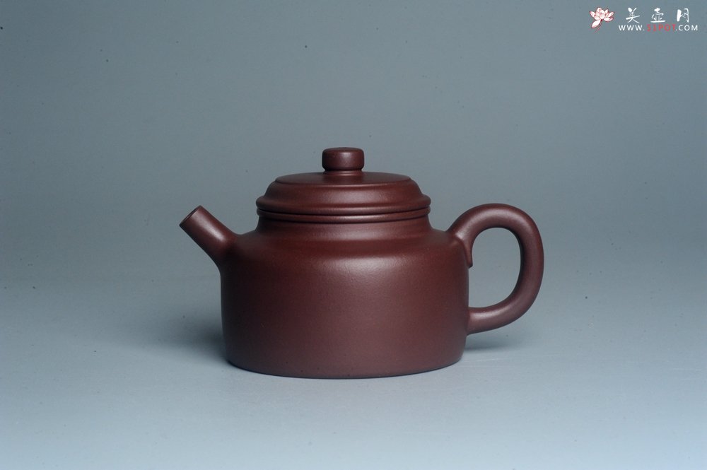 紫砂壶图片：油润黄龙山4号深井红皮龙 全手工德中壶 做工特好 - 宜兴紫砂壶网