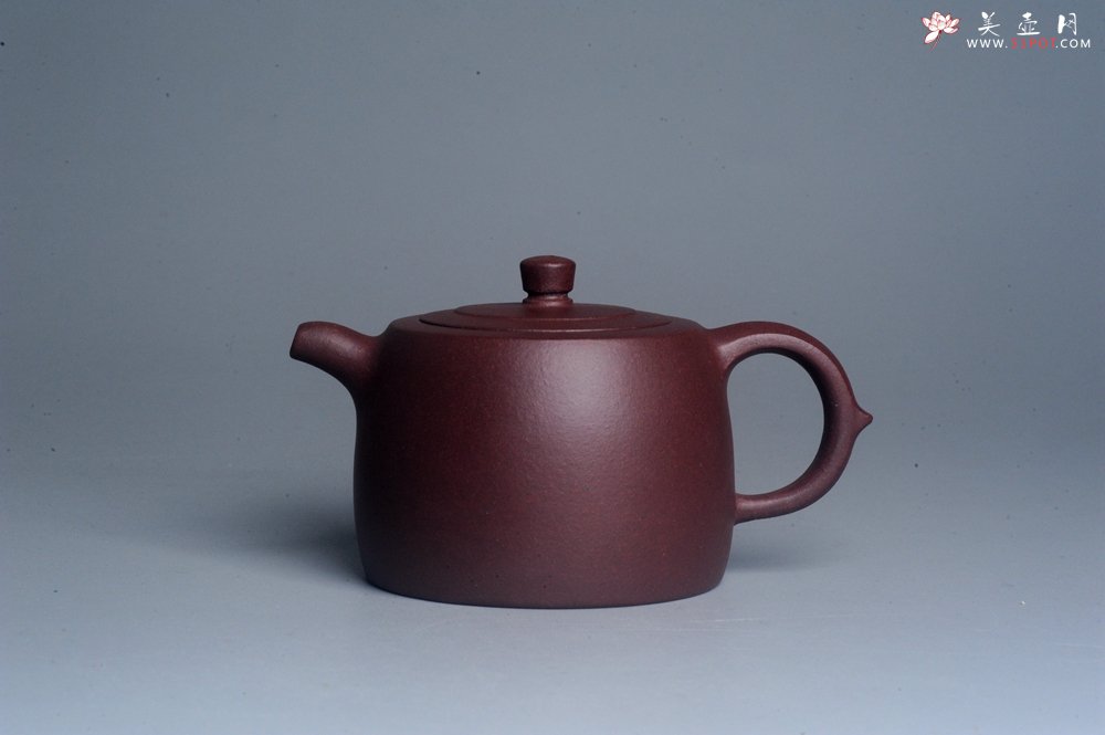 紫砂壶图片：美壶特惠 油润老紫泥精致井栏 茶人醉爱 - 宜兴紫砂壶网