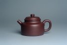 紫砂壶图片：油润黄龙山4号深井红皮龙 全手工德中壶 做工特好 - 宜兴紫砂壶网