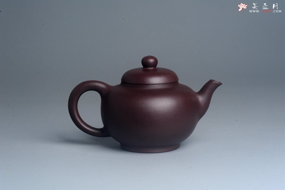 紫砂壶图片：油润黄龙山底槽青 全手工熹微壶  期待与您结缘 - 宜兴紫砂壶网