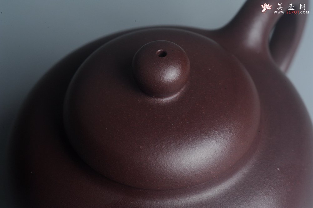紫砂壶图片：油润黄龙山底槽青 全手工熹微壶  期待与您结缘 - 宜兴紫砂壶网