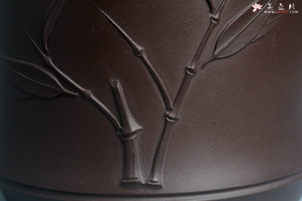 紫砂壶图片：美杯年底特惠 助工精工制作竹节盖杯 自用送礼佳品 - 宜兴紫砂壶网