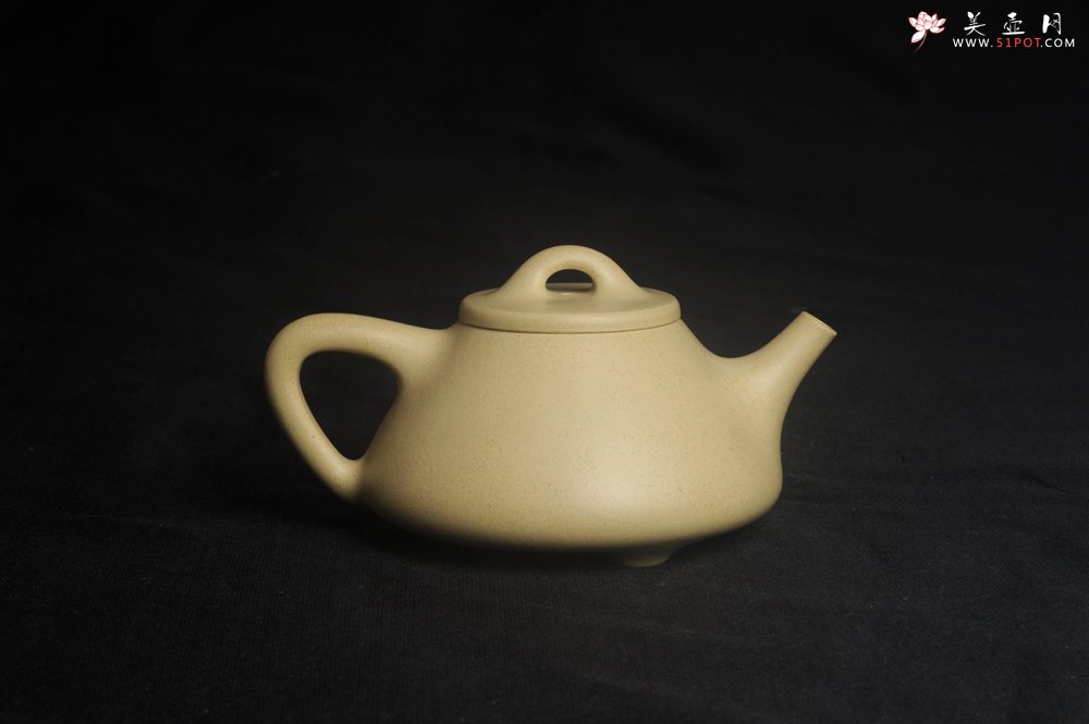 紫砂壶图片：美壶特惠 超精致本山绿泥小品子冶石瓢 做工特好 - 宜兴紫砂壶网