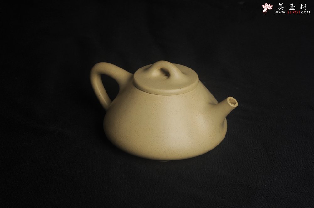 紫砂壶图片：美壶特惠 超精致本山绿泥小品子冶石瓢 做工特好 - 宜兴紫砂壶网