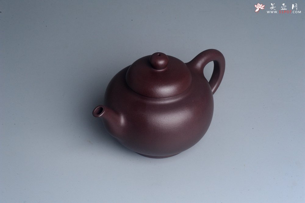 紫砂壶图片：油润黄龙山底槽青 全手工熹微壶  期待与您结缘 - 宜兴紫砂壶网