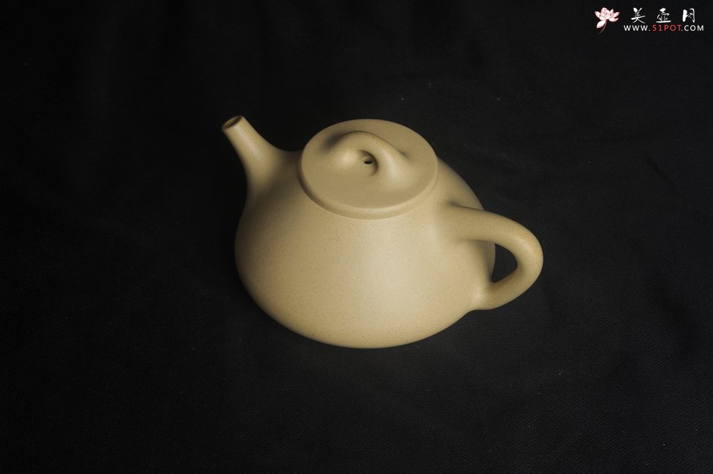 紫砂壶图片：美壶特惠 超精致本山绿泥小品子冶石瓢 做工特好 - 宜兴紫砂壶网