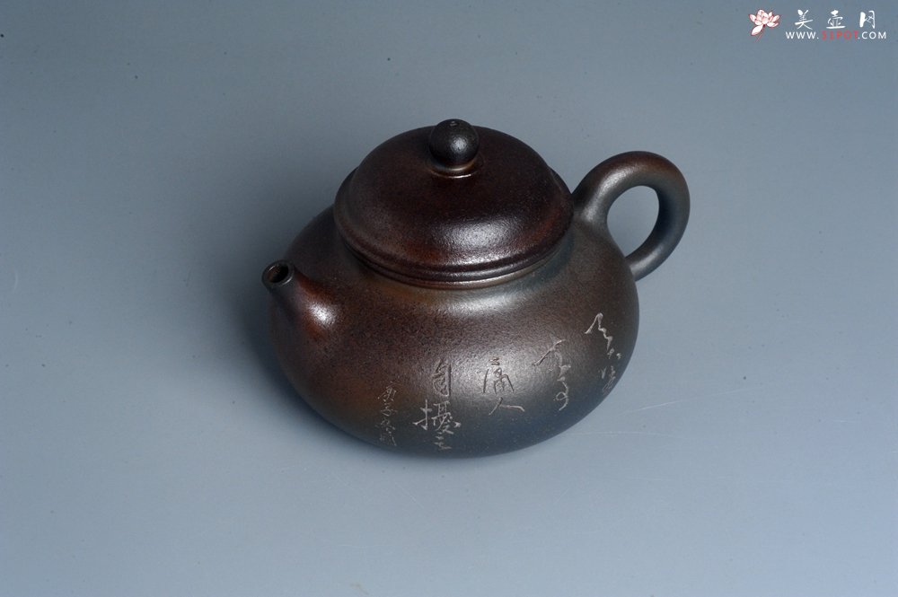 紫砂壶图片：美壶特惠 精致柴烧青灰泥容天壶手工紫砂壶 茶壶 茶具 单壶 - 宜兴紫砂壶网