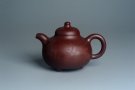 紫砂壶图片：潜力股周小培老师 4号井深井红皮龙 超精致全手工三足乳鼎茶壶 竹里煎 起茶烟 - 宜兴紫砂壶网