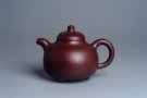 紫砂壶图片：潜力股周小培老师 4号井深井红皮龙 超精致全手工三足乳鼎茶壶 - 宜兴紫砂壶网