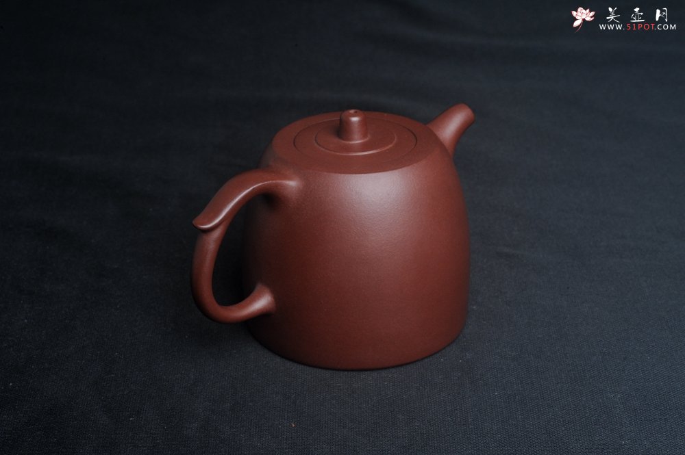 紫砂壶图片：美壶特惠 油润老紫泥宝铎壶 茶人醉爱 - 宜兴紫砂壶网