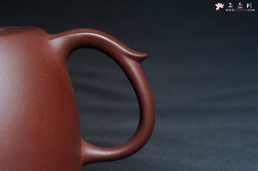 紫砂壶图片：美壶特惠 油润老紫泥宝铎壶 茶人醉爱 - 宜兴紫砂壶网