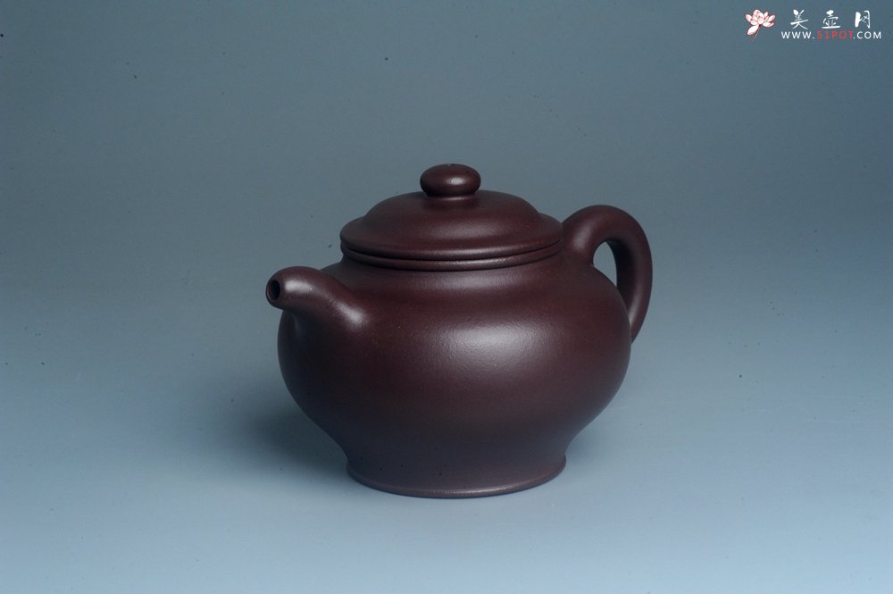 紫砂壶图片：潜力股周小培老师 油润紫泥全手工大亨掇只壶 深得老味 - 宜兴紫砂壶网