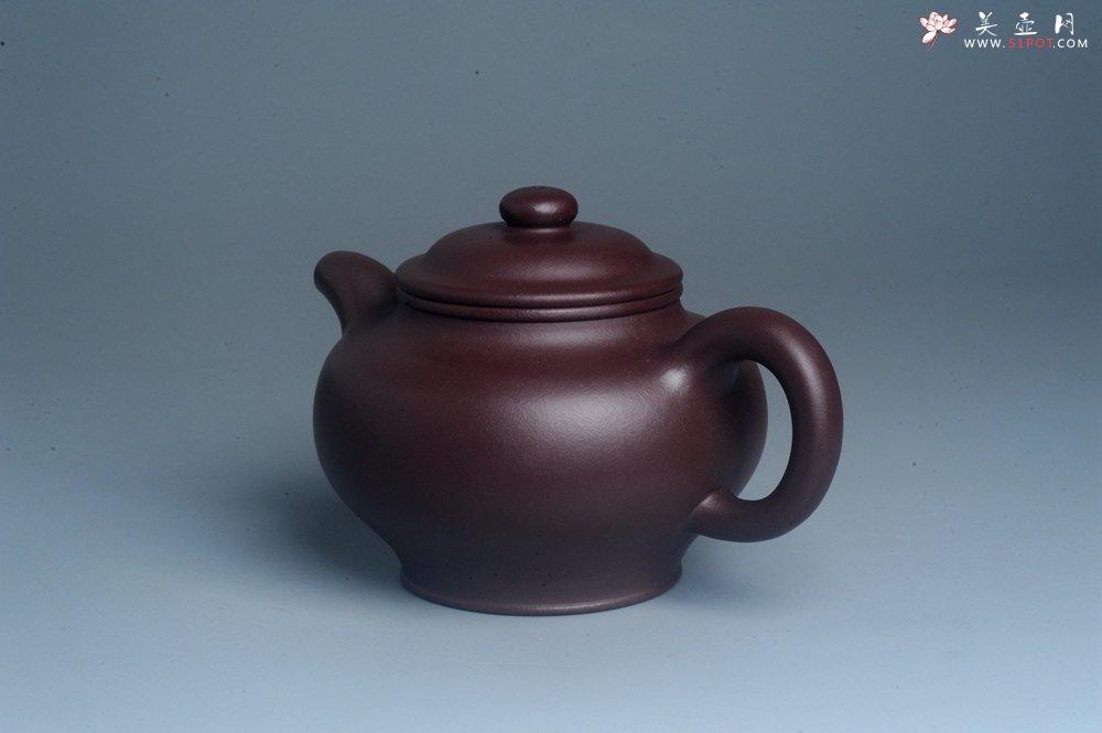 紫砂壶图片：潜力股周小培老师 油润紫泥全手工大亨掇只壶 深得老味 - 宜兴紫砂壶网