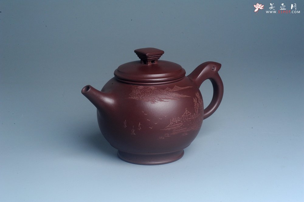 紫砂壶图片：美壶特惠 优质紫泥精致凤鸣壶 - 宜兴紫砂壶网