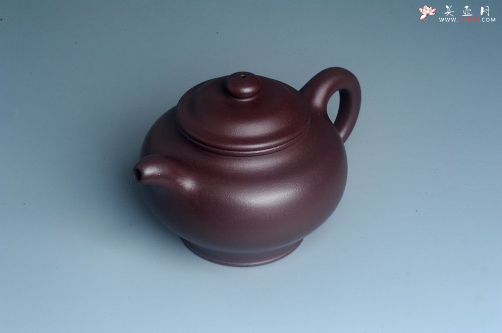 紫砂壶图片：潜力股周小培老师 油润紫泥全手工大亨掇只壶 深得老味 - 宜兴紫砂壶网