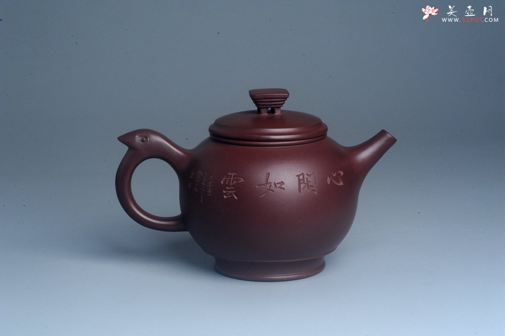 紫砂壶图片：美壶特惠 优质紫泥精致凤鸣壶 - 宜兴紫砂壶网
