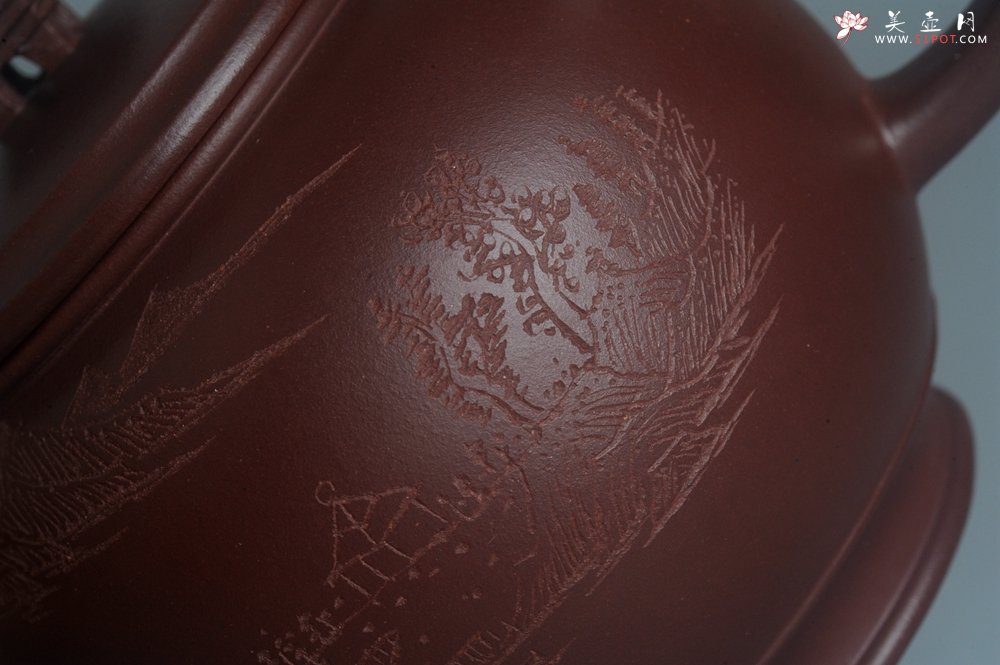 紫砂壶图片：美壶特惠 优质紫泥精致凤鸣壶 - 宜兴紫砂壶网