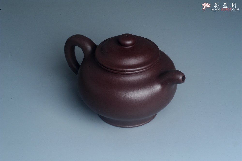 紫砂壶图片：潜力股周小培老师 油润紫泥全手工大亨掇只壶 深得老味 - 宜兴紫砂壶网