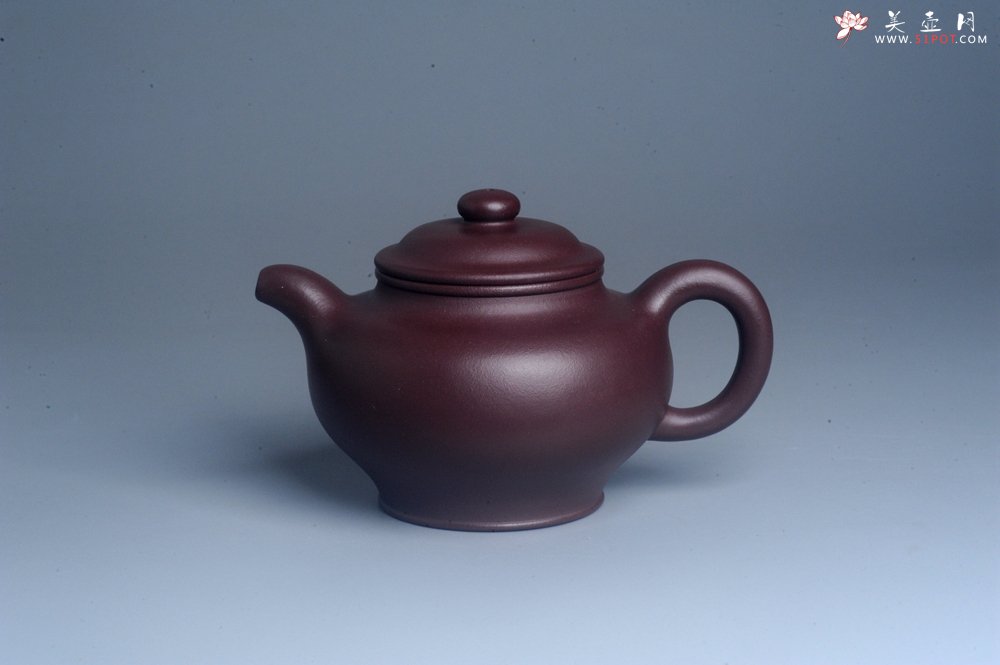 紫砂壶图片：潜力股周小培老师 油润紫泥全手工大亨掇只壶 深得老味 - 宜兴紫砂壶网
