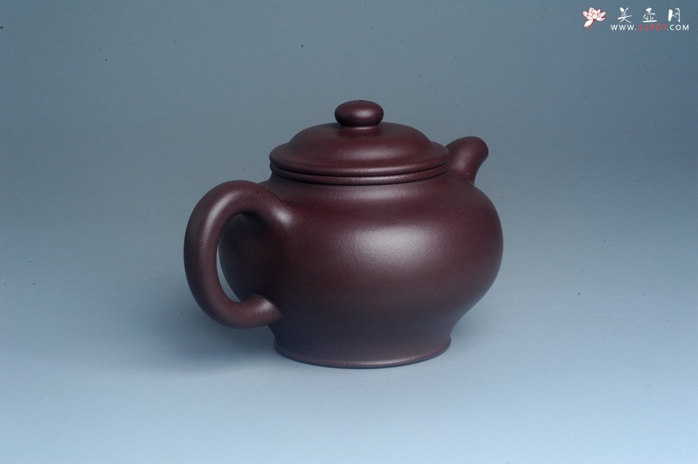 紫砂壶图片：潜力股周小培老师 油润紫泥全手工大亨掇只壶 深得老味 - 宜兴紫砂壶网
