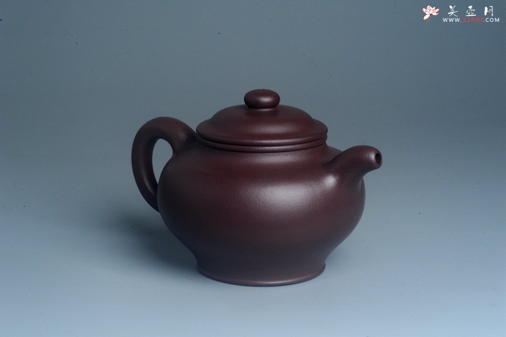 紫砂壶图片：潜力股周小培老师 油润紫泥全手工大亨掇只壶 深得老味 - 宜兴紫砂壶网